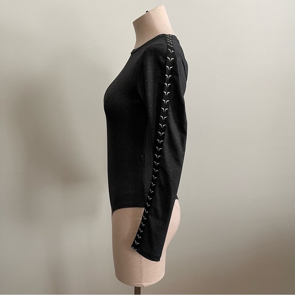 SQUAT WOLF NOOR BODYSUIT ONYX Grey Long Sleeves - Picture 10 of 12